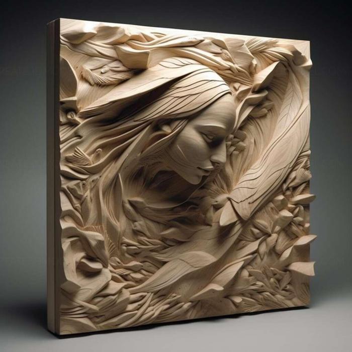 نموذج ثلاثي الأبعاد لآلة CNC 3D Art 